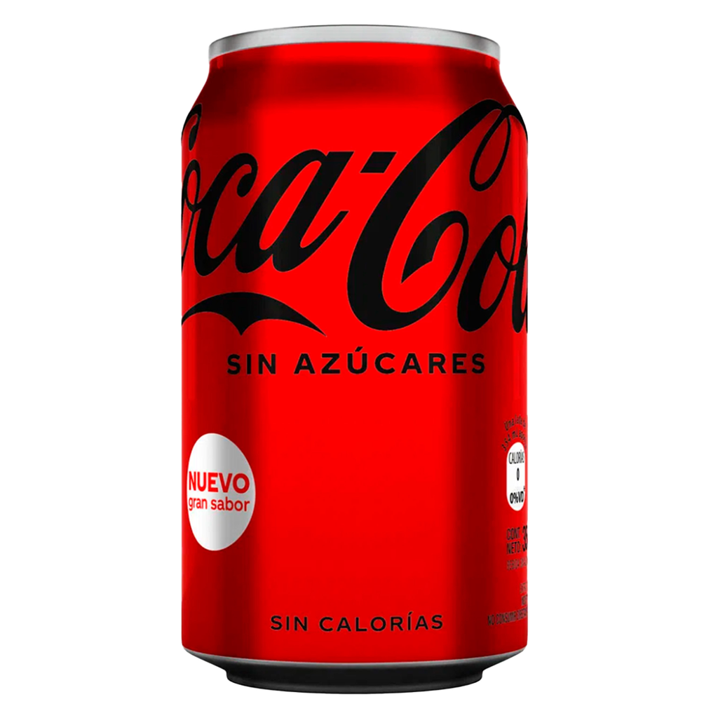 COCA COLA CERO 350ML LATA