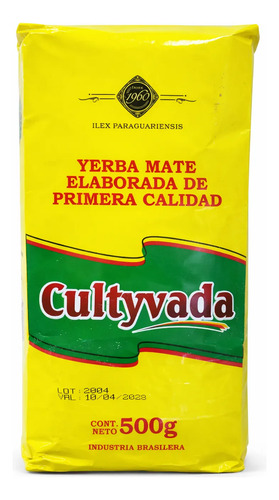 [011871] CULTYVADA NATIVE EXPORT YERBA MATE 500G